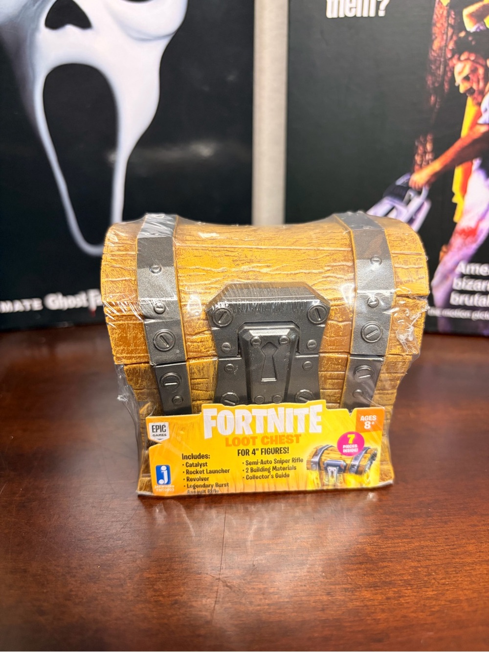 Epic Games Fortnite Loot Chest Toy Accessory for 4" Figures, Loot Chest Model